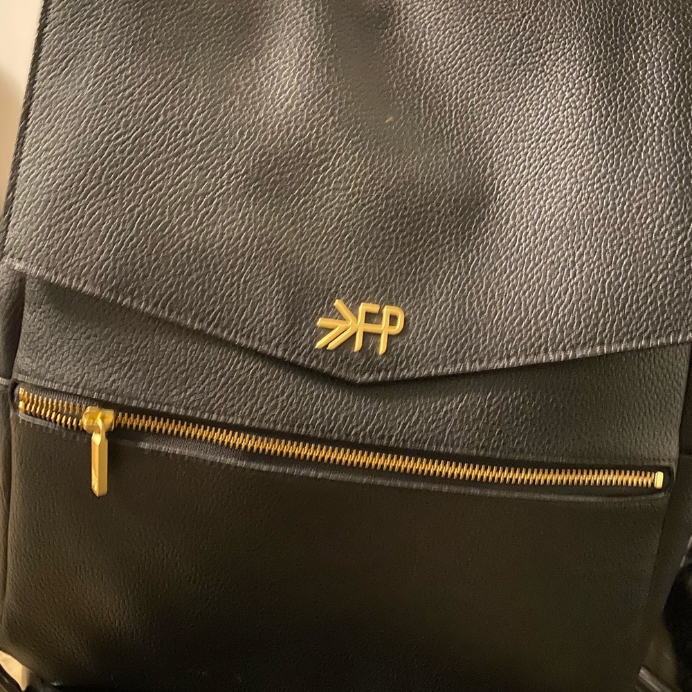 Freshly Picked ebony classic diaper backpack